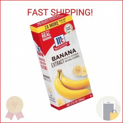 McCormick Banana Extract with Other Natural Flavors, 2 fl oz