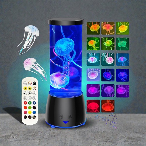 Sensory Jellyfish Lamp Colour Changing Jelly Fish Light Mood Night ...