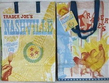 TRADER JOE’S (2) NASHVILLE Chicken Reusable Bags