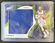 2022-23 Panini Player of the Day RJ Barrett Jumbo Jersey Purple #/25 Knicks