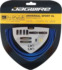 Jagwire Universal Sport XL Brake Cable Kit - Blue Slick Lube, 3500mm,