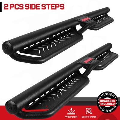 2-Stairs Running Boards For 19-26 Ford Ranger Super Crew Cab 6'' Drop Side Step