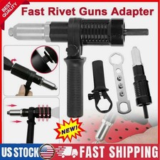 Rivet Nut Electric Gun Cordless Drill Pop Adapter Riveting Riveter Insert Tool
