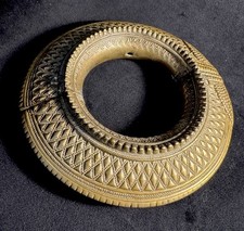 Antique Asian Indian Ankle Cuff Bracelet Slave Ring Africa India Convert Ashtray