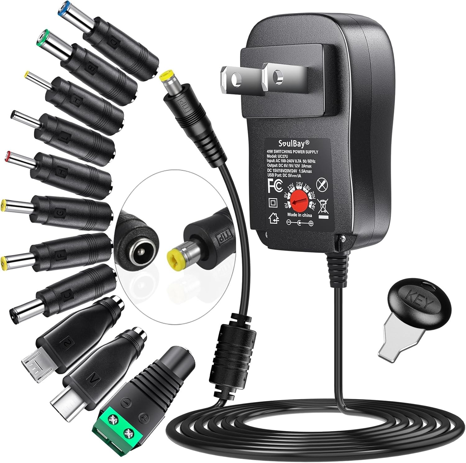 41w Switching Power Supply Multi Black