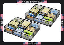Marbrasse 2Pack Metal Mesh Desk Drawer Organi...