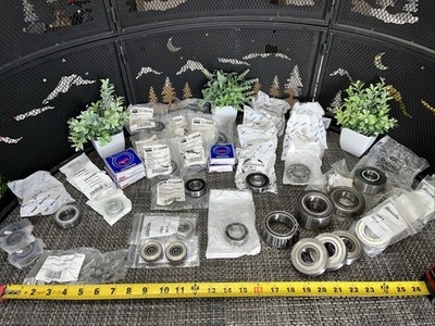 56 QTY! HUGE MIX LOT- Bearings NSK Total Source Dayton Hillman R-1980D 1ZGH4B