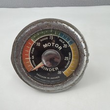 Stewart Warner Motor Minder 2 58 Vacuum Gauge Vintage Patina Stewart Warner Motor Minder 2 58 Vacuum Gauge Vintage Patina