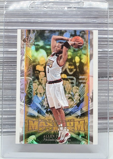 1999-00 SP Authentic Allen Iverson Maximum Force Holo #M5 76ers
