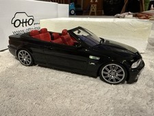 OTTOMOBILE BMW E46 1:18 Convertible Diecast Car - Black (OT380)