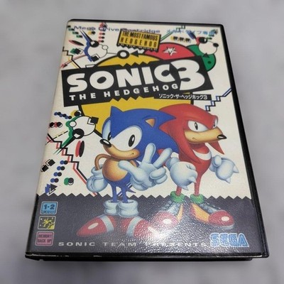 Sonic the Hedgehog 3 Mega Drive G-5531 SEGA 1994 w/ Box Manual Used