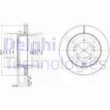 Disque de frein Mitsubishi SPACE RUNNER