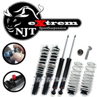 NJT Extrem Gewindefahrwerk HäRteverstellbar VW Golf 4/ Bora + Variant (1J) 97...