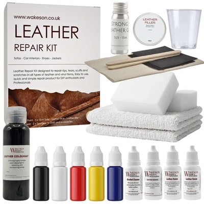 LEDER VINYL Reparatursatz Auto Innenraum Sofa Riss Kratzer Löcher BEHEBEN ALLE
