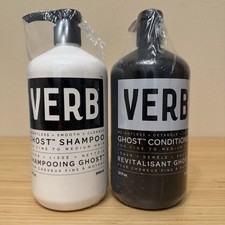 Verb Ghost Weightless Shampoo Protect Conditioner - 32oz Liter Duo