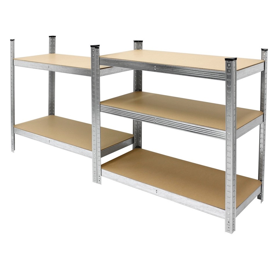 Étagère de rangement stockage charge lourde 5 niveaux MDF 180 x 90 x 40 cm