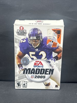 Madden NFL 2005 (PC, 2004) Small Cardboard Box EA