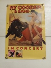 NOS Rare Vintage RY COODER "BORDERLINE" 1980 WARNER BROS RECORDS PROMO POSTER