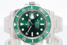 Rolex Submariner Date 40MM Stainless Steel Green Dial 116610LV Full Set 2016