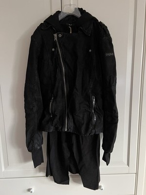 Tigha Davi Lederjacke Herren Größe L Neu OvP Schwarz Gothic, Rock, Metal,