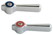 Chicago Faucets 369PRJK Lever Handle 2-3/8" Metal Hot/Cold