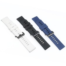 SING F LTD 3PCS Silicone Straps Compatible with AGPTEK LW11 22mm, Multicolour 