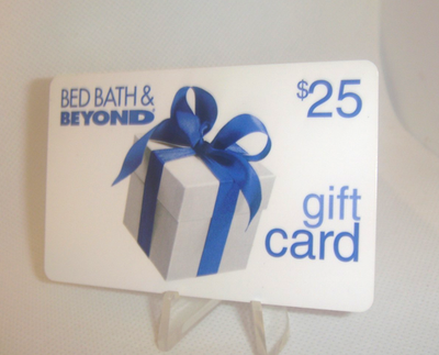 #ad 2009 BED BATH amp; BEYOND $25 Gift Card Pre Used No $ Value COLLECTABLE Only $1.50 $1.50