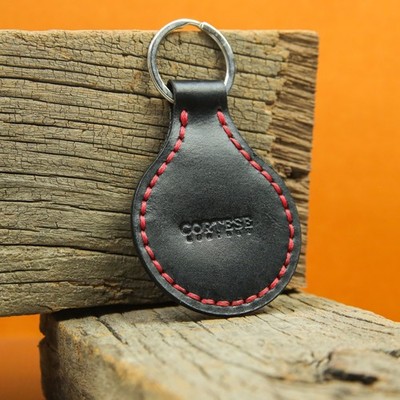 Handmade Leather Keychain, Key Fob, Gift for Him & Her