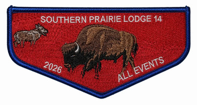 Boy Scouts BSA OA 14 Southern Prairie Lodge 2026 All Event Flap