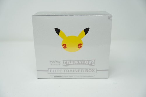 Pokemon Celebrations 25th Anniversary Elite Trainer Box ETB Factory Sealed New