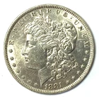 1881 O $1 Morgan Silver One Dollar US Coin AU
