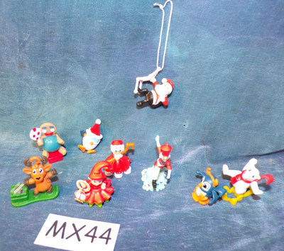 Vintage Kinder Joy Chocolate Egg Toys- Christmas Santas, Elves, Reindeer! MX44