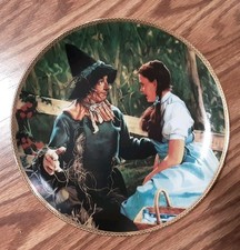 Collector Plate Dorothy Meets the Scarecrow W...