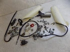 Honda CR500  Nuts bolts parts pieces fork guards cables  CR 500 2001