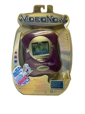 HABSRO TIGER ELECTRONICS VIDEONOW TOY WITH DSPONGEBOB DISC NEW PURPLE CONSOLE