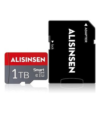 Alisinsen 1TB micro SD flash memory card with SD card adapter (4 Packs)