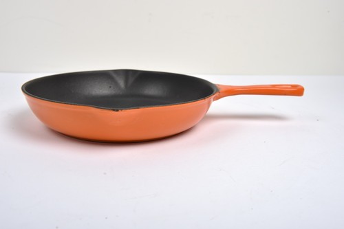 LE CREUSET poêle en Fonte émaillée No 23 Vintage orange - Imagen 2 de 10