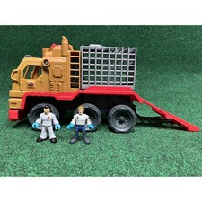Imaginext Jurassic World Camp Cretaceous Dinosaur Hauler Vehicle and Figures