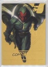 2022 Fleer Ultra Avengers Medallions Gold 49/200 Vision #M-47 4z8