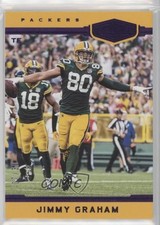 2018 Panini Plates & Patches Purple /30 Jimmy Graham #70 0c2