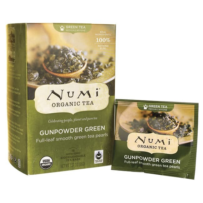 Numi Organic Tea Green Tea - Зеленый порох 18 Bag(S)