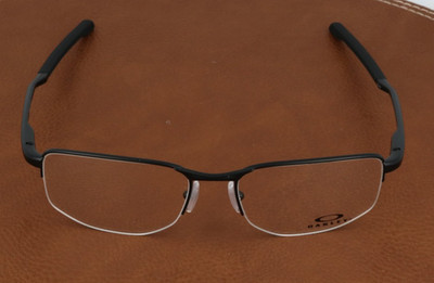 Oakley Addams 0.5 Satin Blk Rect Nds Lns Eyeglasses Frames OX3035-0156 56-18-139