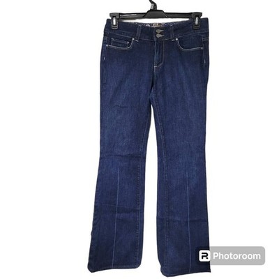 Paige Hidden Hills Bootcut Western Premium Blue Denim Jeans Size 29