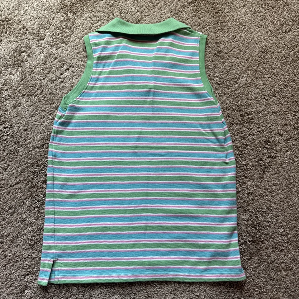 Polo Masters Collection Sin Mangas Bordado Niño Grande Vintage Foto 4 de 4