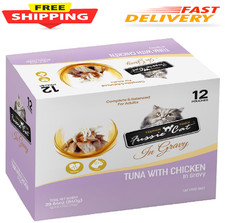 Fussie Cat Premium Tuna w/Chicken in Gravy 2.47 Ounce (Pack of 12)