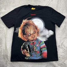 Chucky x Shoe Palace Shirt Mens 2XL Black Universal Studios Hollywood Horror AOP