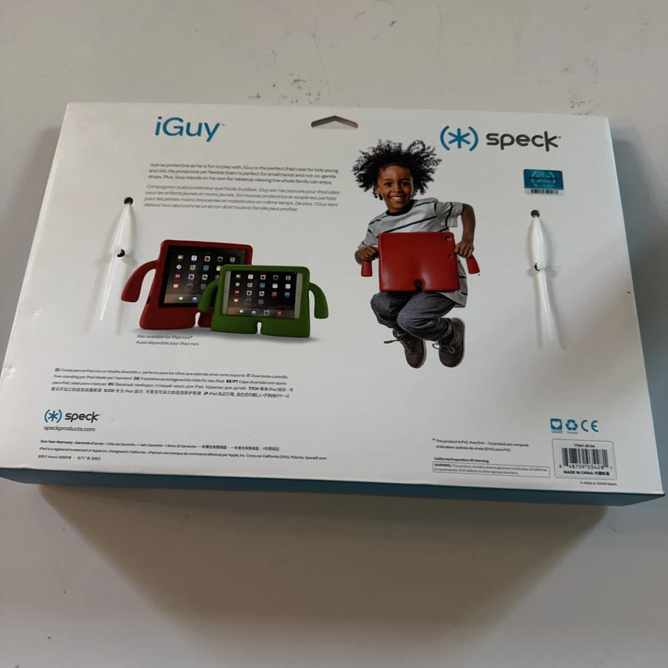 Funda Speck iGuy apta para niños para Apple iPad 9.7" (6.ª/5.ª generación) iPad Air 2/Air 1 Foto 2 de 2