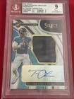 2021 Select Trevor Lawrence /49 Jumbo RC Sig Swatches Prizm White Auto RPA BGS 9