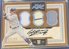 2016 Panini Prime Cuts - Rookie Autographs III Byung-Ho Park #51 /99 (AU, RC)