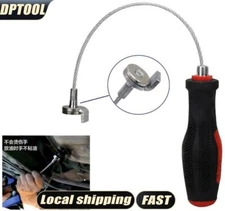 Strong Magnetic Oil Drain Plug Remover Tool Wrench Anti Scald 13 inches